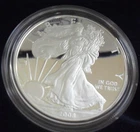 2008 W 1 oz Silver American Eagle Proof US Mint OGP & COA -