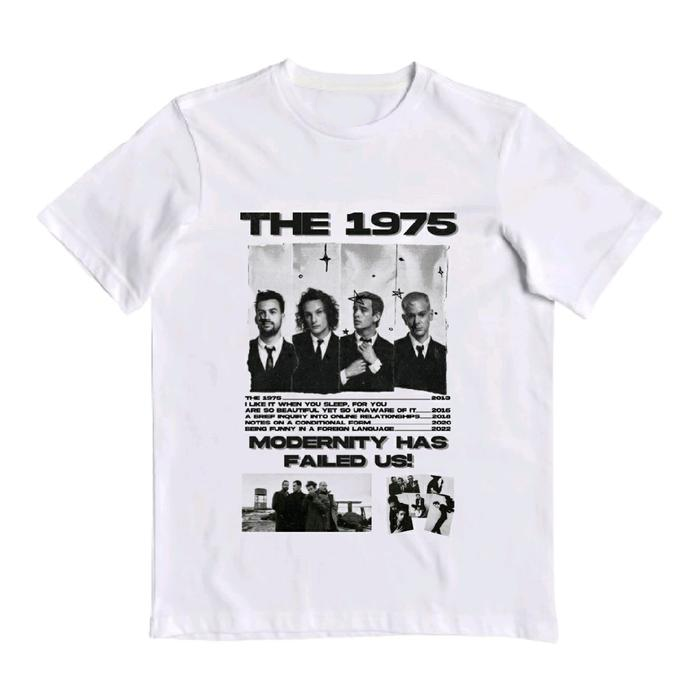 The 1975 Band Heavy Cotton White T-Shirt for Men S-5XL SE568