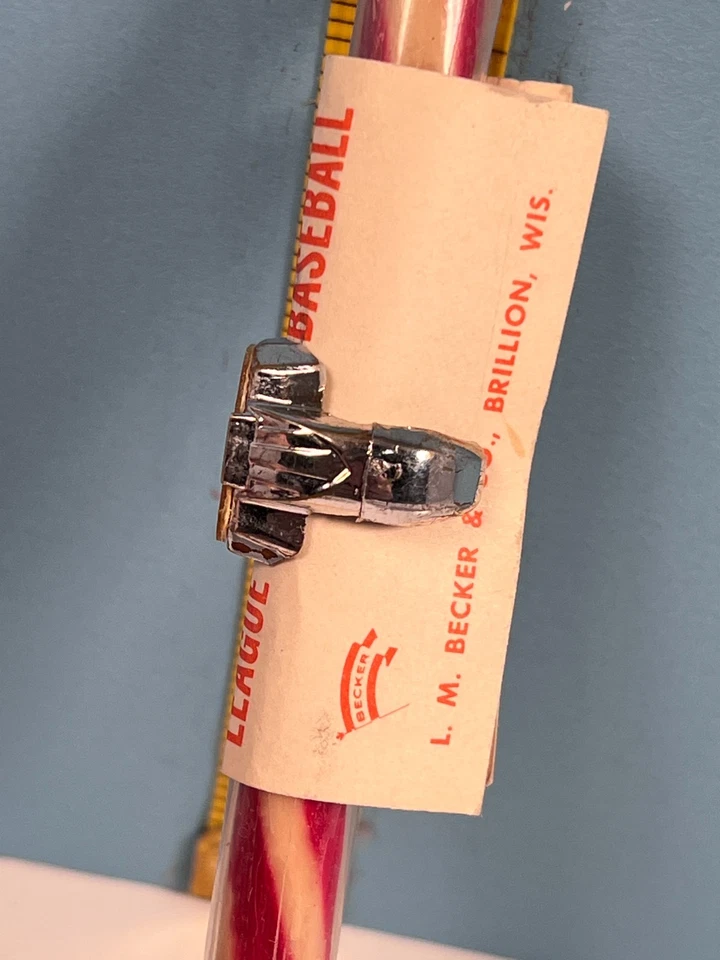 L.M. Anillo parpadeante Becker Milwaukee Braves con etiqueta original regalo de Navidad Foto 4 de 4