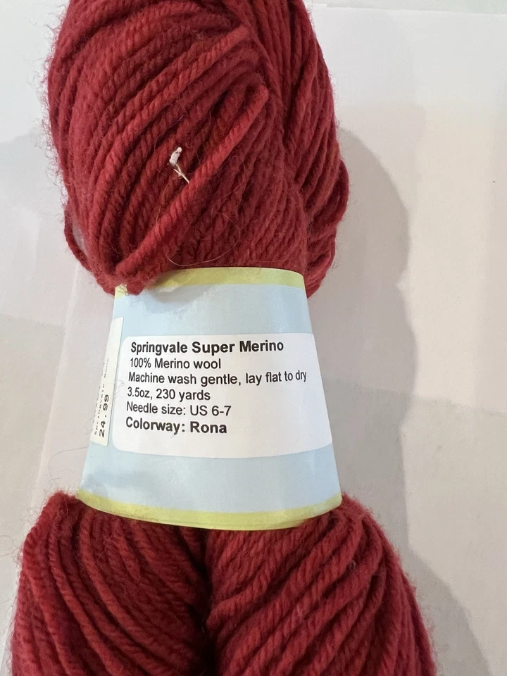 Tres niñas irlandesas Springvale Super Merino Worsted 230 yardas Rona Foto 2 de 2