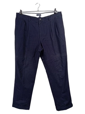 Lands' End Pantaloni Uomo Blu Chino Classici (IT 58, EU 54, W38, INT XXL) - Imagen 1 de 2