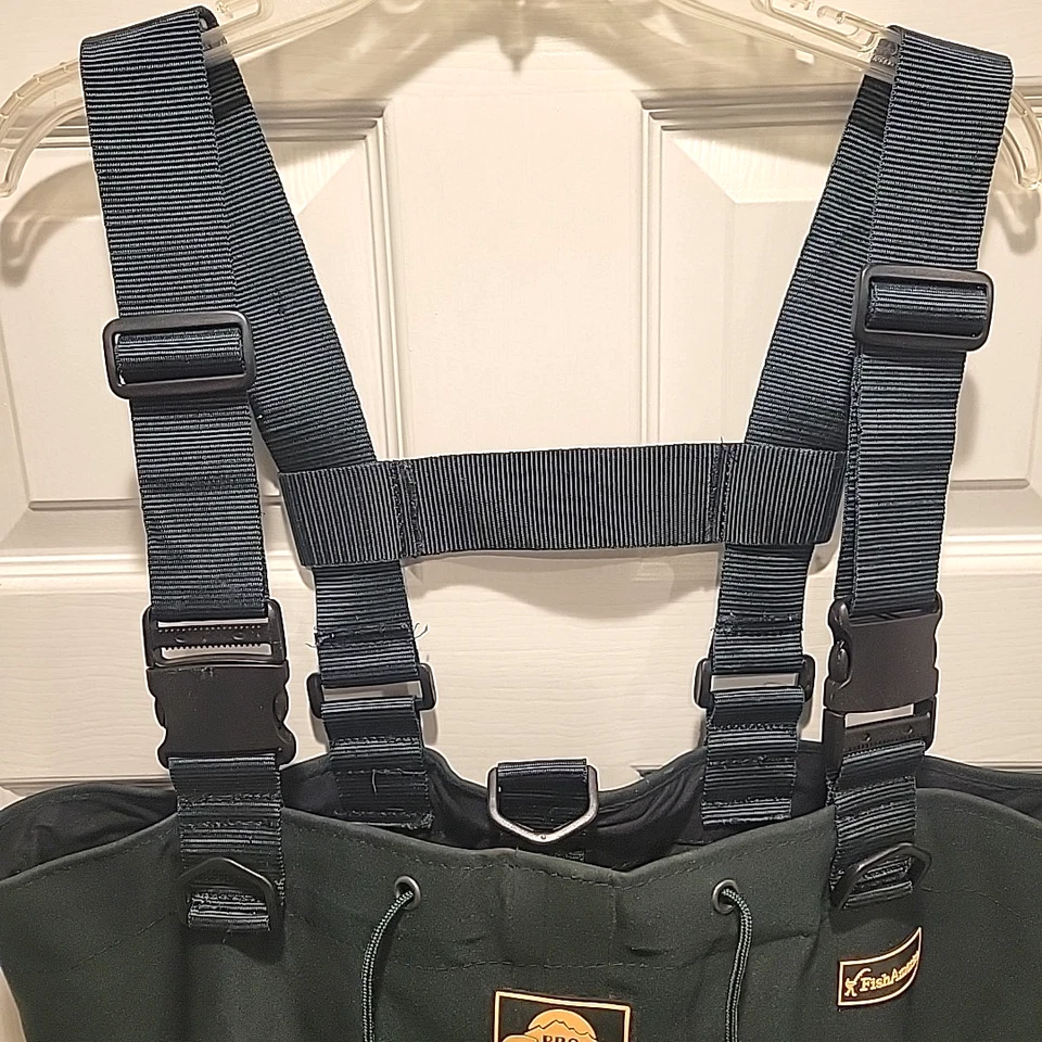 Neoprene Chest Waders Boots Men's Size 11 w/200g Thinsulate Insulated Pro Gear - Image 2 of 4