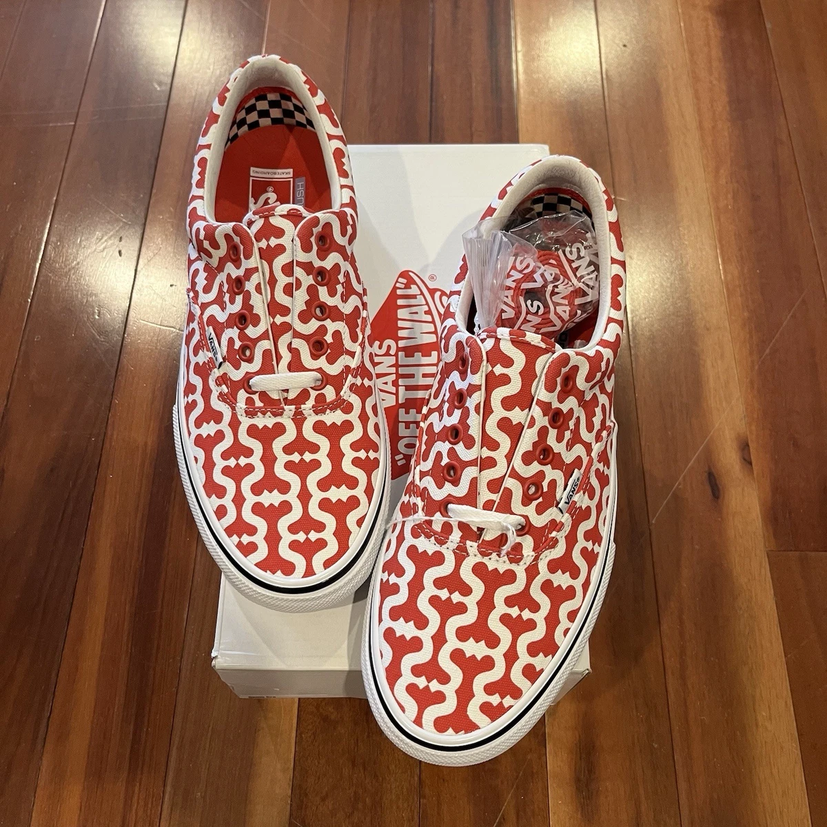 Supreme x Vans Era Monogram S - Red for sale | eBay