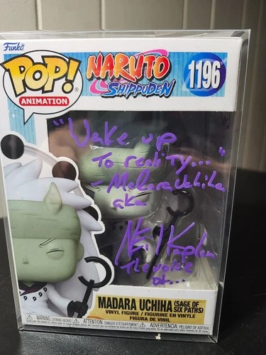 Funko Pop Naruto Shippuden Madara Uchiha (signed by voice actor)