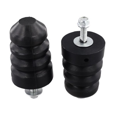 2 Stück Blattfeder Querlenker Gummipuffer hinten für Ford F250 F350 Super Duty