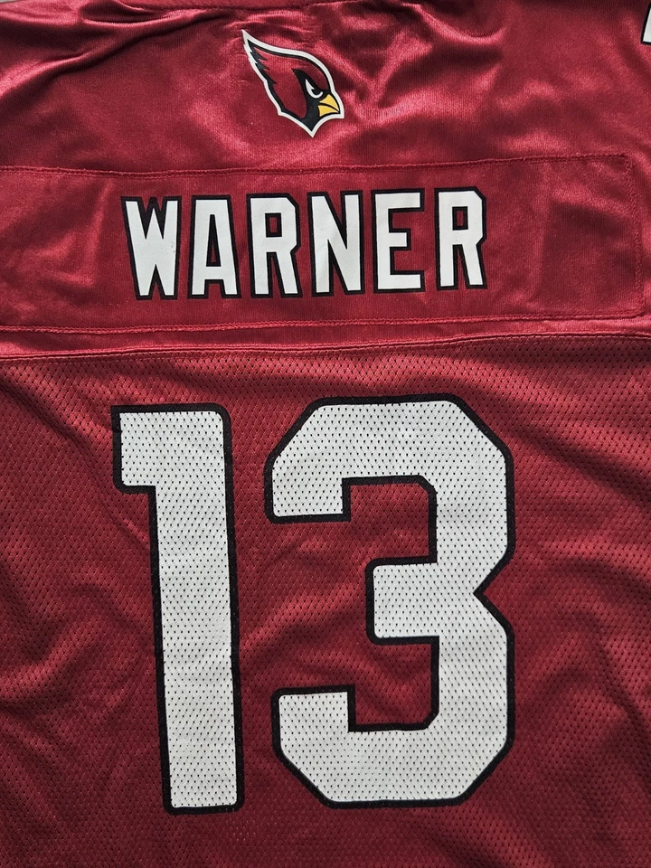 Authentic Reebok Kurt Warner #13 Arizona Cardinals NFL Jersey Large Men's - Image 3 of 4