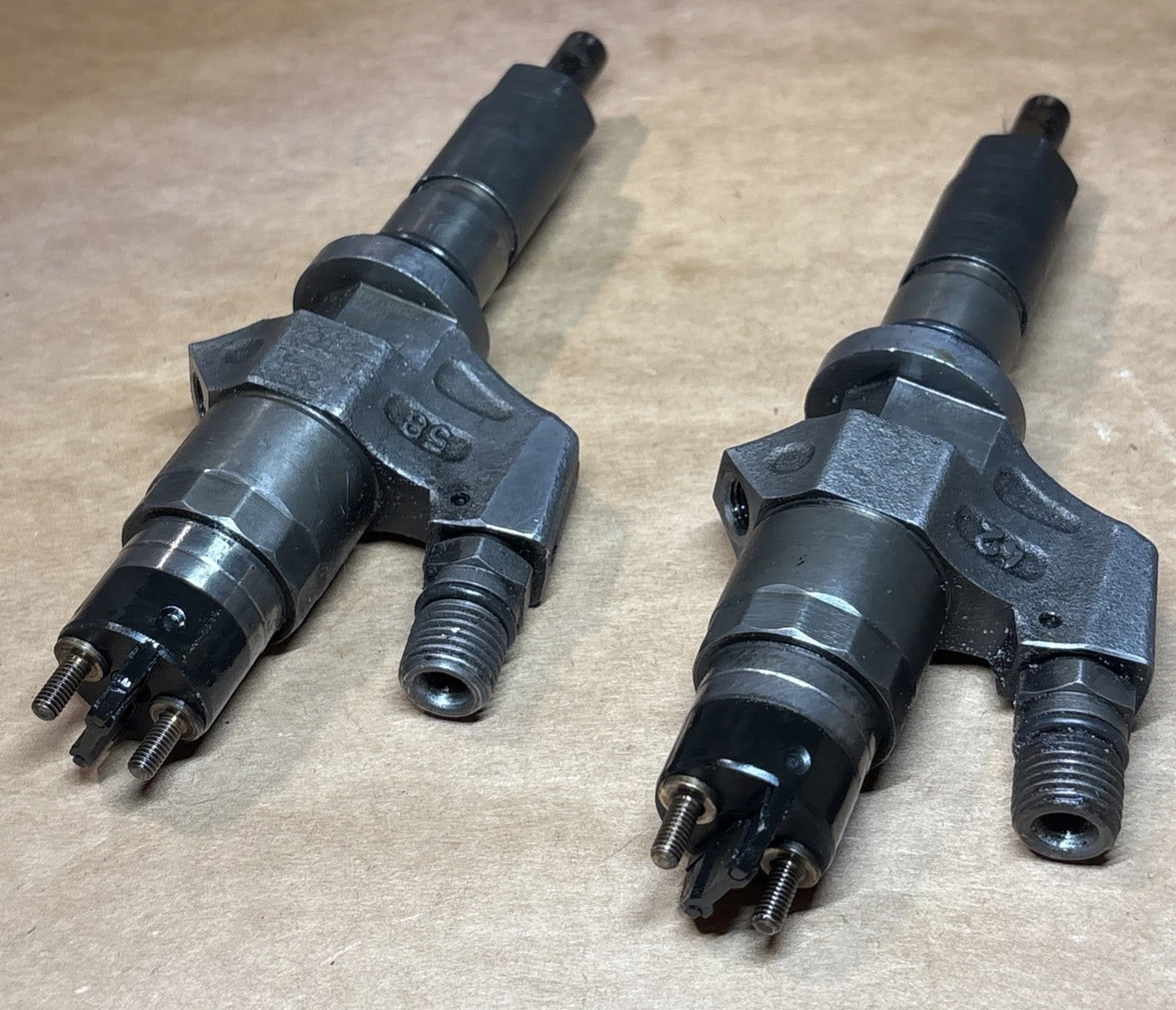 LOT OF 2 GM 6.6L DURAMAX LB7 FUEL INJECTOR | 0986-435-502 photo 6