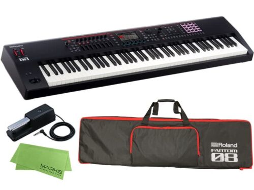 Lot Roland Synthesizer FANTOM-08 88 keyboard Exclusive soft case + DP-10 set NEW - Picture 1 of 3