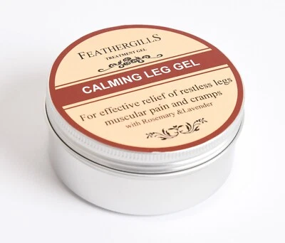 Restless leg gel. Feathergills Calming Leg Gel. Large 150ml tin
