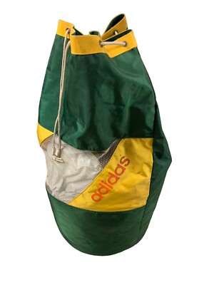 adidas vintage Bag Ballsack 1980s Tasche / Tragetasche oldschool 1989 soccer