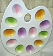 Vintage Egg Plate by Lillian Vernon 