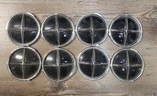 1947 Studebaker Commander Chrome Fog Light Delete Plates Covers Lot Of 8 Oem