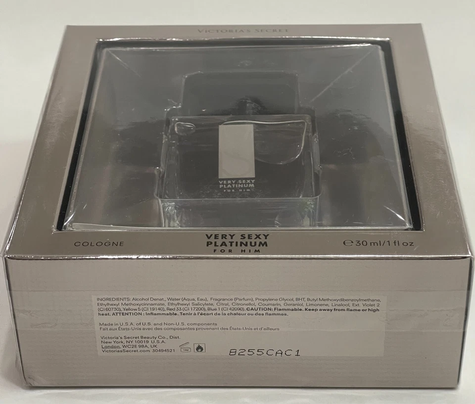 Victoria's Secret Muy Sexy Platino Para Él 1 fl oz / 30 ml Spray Nuevo Sellado Foto 4 de 4