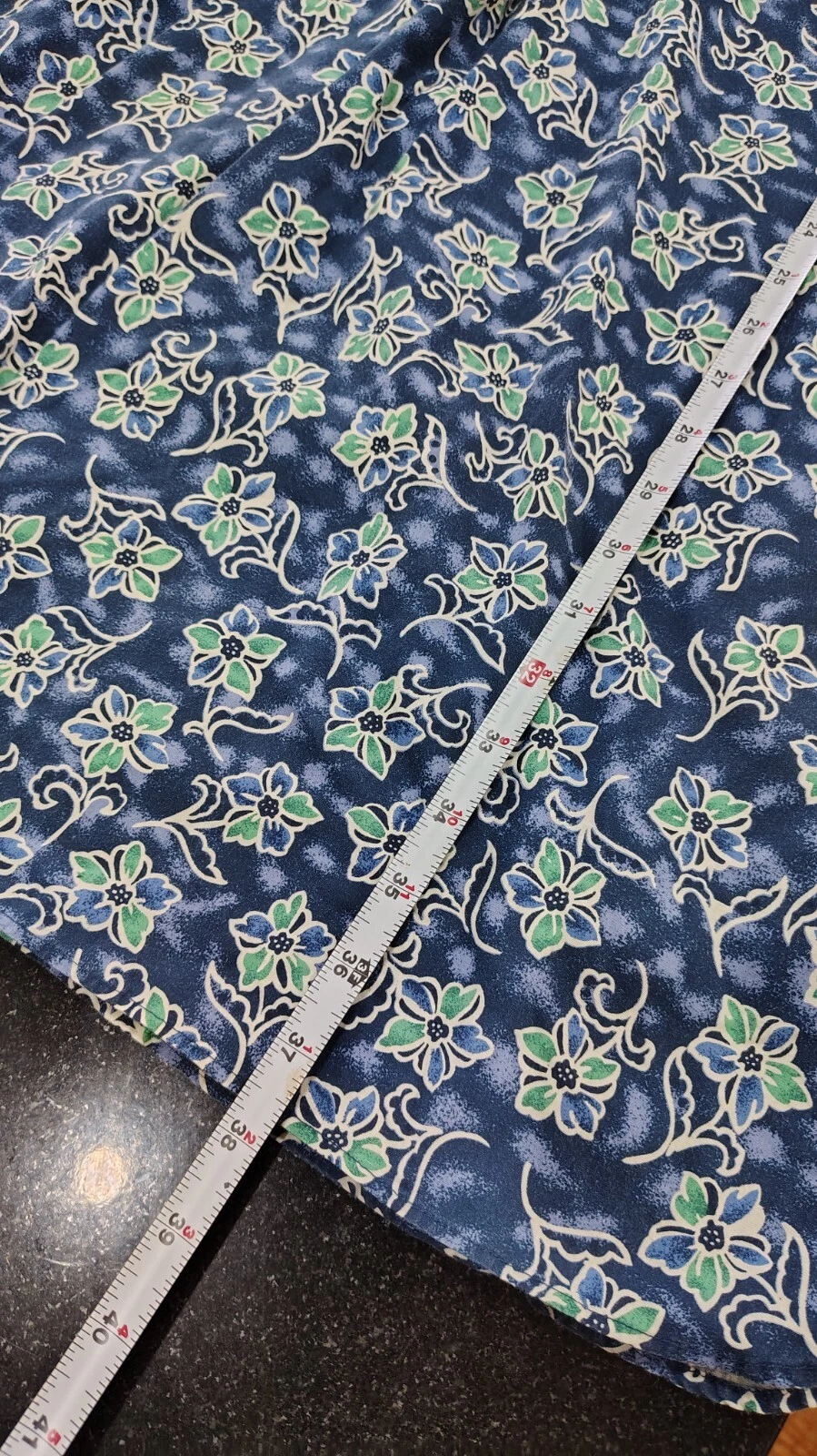 UNDERCOVER Abito da notte Victoria's Secret blu stampa floreale taglia small