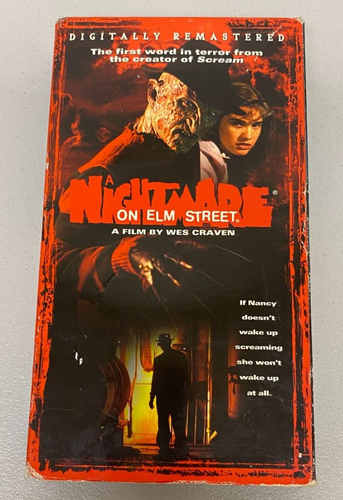 A NIGHTMARE ON ELM STREET A WES CRAVEN FILM NEW LINE CINEMA VHS