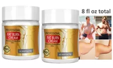 2 JAR FAT BURNER  8 Oz,HOT CREAM sweet lIPO GEL fat  GRASA ABS sculpting gym