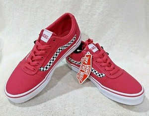 vans ward low red