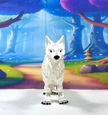 3D Printed Wolf Articulated Black  White Wolf Toy Fidget Animal Wolf Toy