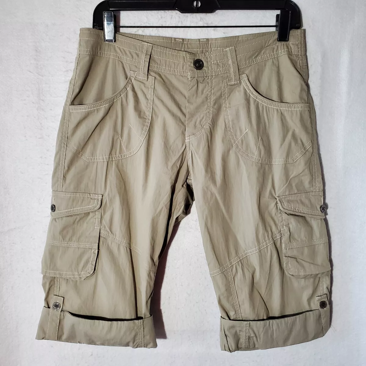 Kuhl Women s Horizon Size 6 Shorts Grey Kuhl Kurve Roll Down Legs
