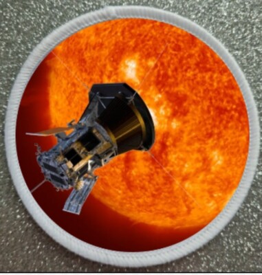 3 Zoll Parker Sonnensonde Weltraum Sonne Mission NASA Bügelbild/Aufnähen Patch Abzeichen 