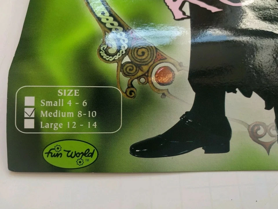 Divertido Mundo Niña Condesa Bata Terciopelo Gótico Halloween Disfraz Negro, Mediano 8-10 Foto 2 de 4