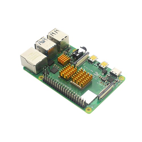 Aluminum Heatsink for Raspberry Pi 4B Cooler Cooling Pad Radiator w/Thermal Tape - Photo 8/15