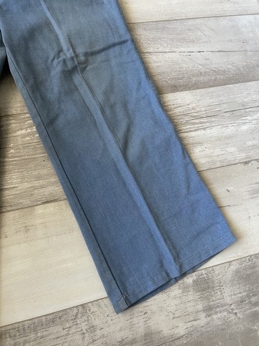 VTG Women's 70s Denim Bellbottoms 1970s Sz 14 Wide Leg Denim High Waist - Picture 3 of 14