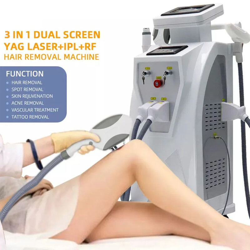 ND YAG Laser in1 OPT IPL RF Hair Removal Laser Machine Depilatory Skin  Rejuven
