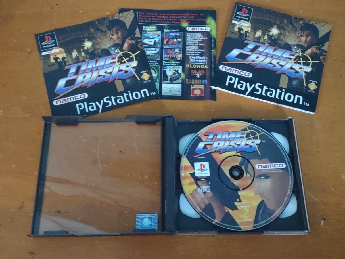 Time Crisis PlayStation 1 PS1 Pal European Version First