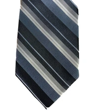 Ryan Seacrest Distinction 100% Silk Necktie for Men - Stylish Designer Tie Blue