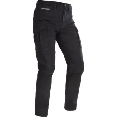 Oxford Original Approved AA Motorcycle Motorbike Protective Cargo Trousers Black