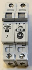 Allen Bradley 20A Circuit Breaker G200  H1 1492-ACB 1492-CB1/G200