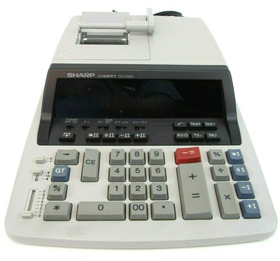 Sharp Compet Commercial Desktop Calculator Model QS-2760H | eBay