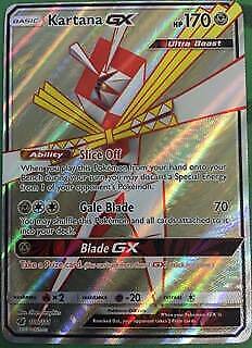  Pokemon - Kartana GX - 106/111 - Full Art Ultra Rare : Toys &  Games