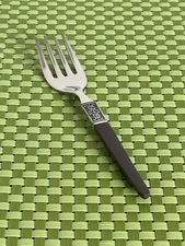 Ekco Eterna LA JOYA Stainless Steel Japan/Korea Salad Fork MCM Wood Flatware