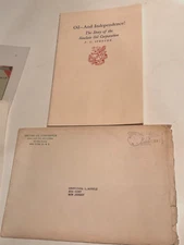 1957 THE STORY OF THE SINCLAIR OIL COMPANY (P. C. SPENCER)  28 PGS **FREE SHP US