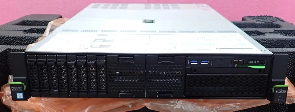 NEW Fujitsu Primergy RX2540 M5 8-Core Gold 6244 32GB RAM 8x 2.5" Bay 2U Server - Image 2 of 4