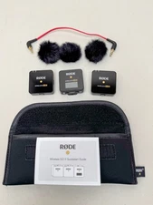 RØDE Rode Wireless Go II Dual Channel Wireless Microphone Audio System 
