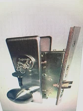 Maxtech Door Mortise Lock Lockset Satin Nickel Polished Brass Knob Style NIB