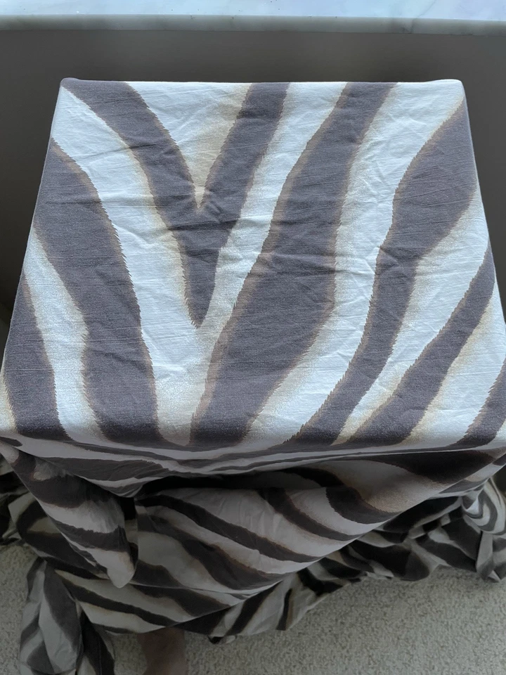 Ralph Lauren Zanzíbar Cebra Safari Sábana Plana Queen Con 1 Funda de Almohada **Leer Foto 4 de 4