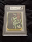 JAKE THE SNAKE WWF WWE AUTHENTIC HAND SIGNED AUTOGRAPHED CARD BECKETT