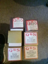 Lot Of 6 Player Piano Rolls