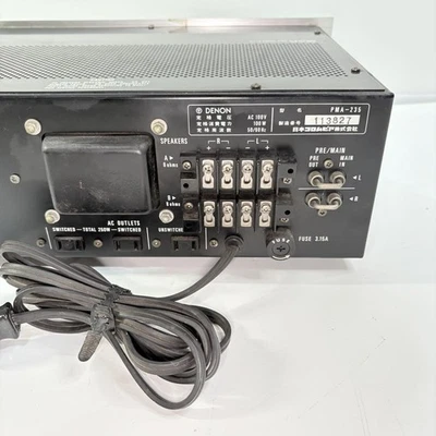 DENON PMA-235 Integrated Amplifier Vintage Hi-Fi Stereo From Japan