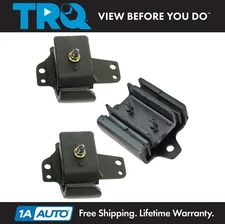 TRQ Engine Motor Transmission Mount KIT SET of 3 for Nissan Pathfinder D21 2.4L
