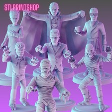 Iconos de terror universales - Miniaturas POP MINIS 28mm 32mm escala