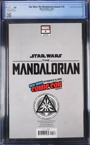 Star Wars: The Mandalorian Season 2 #5 Peach Momoko Virgin Sketch CGC 9.8 (2023) - Picture 2 of 2