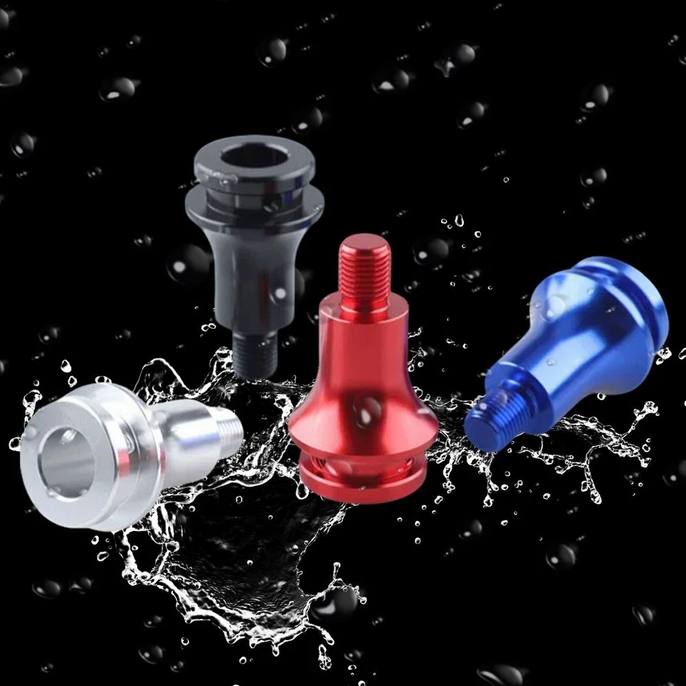 Universal Car Manual Gear Shift Knob Adapter Set Aluminum Alloy M12x1.25 Thread - Image 4 of 4