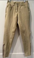 Dover Saddlery Full Seat Riding Breeches Tan Size 26 Inseam 26.5