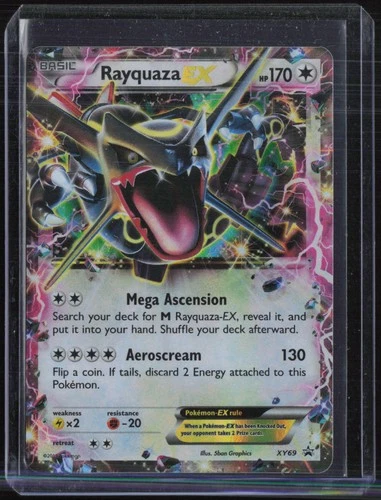 2019 Pokemon XY Black Star Promo #XY69 Rayquaza EX