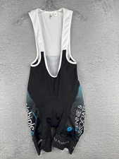 La Forma Bib Shorts Cycling Adult Large Black Nylon Spandex Blend Padded Audi